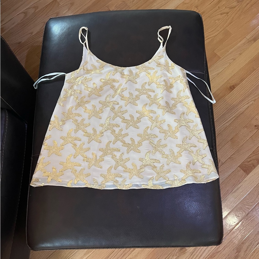 Lilly Pulitzer starfish cami blouse size XS